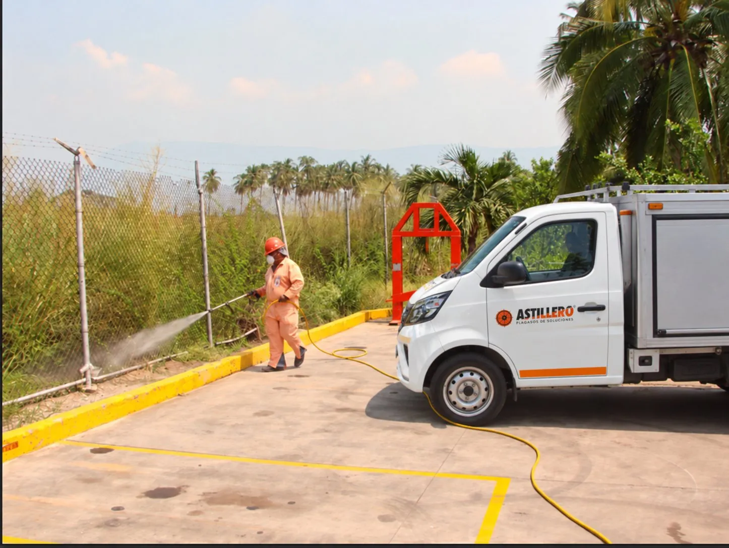 Unidad de servicio de El Astillero en planta industrial